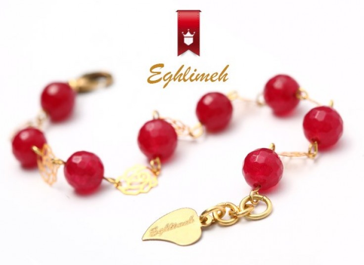 گردنبند , گوشواره و دستبند روکش طلا Eghlimeh